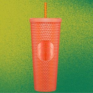 STARBUCKS 2022 FALL Orange Bling Cup